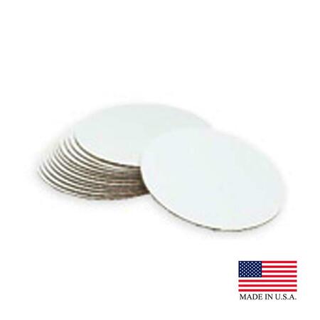 CPC 76090 PEC 10 in. White Top Cake Circle - Pack of 250 76090  (PEC)